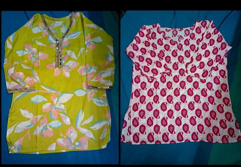 combo short kurti
