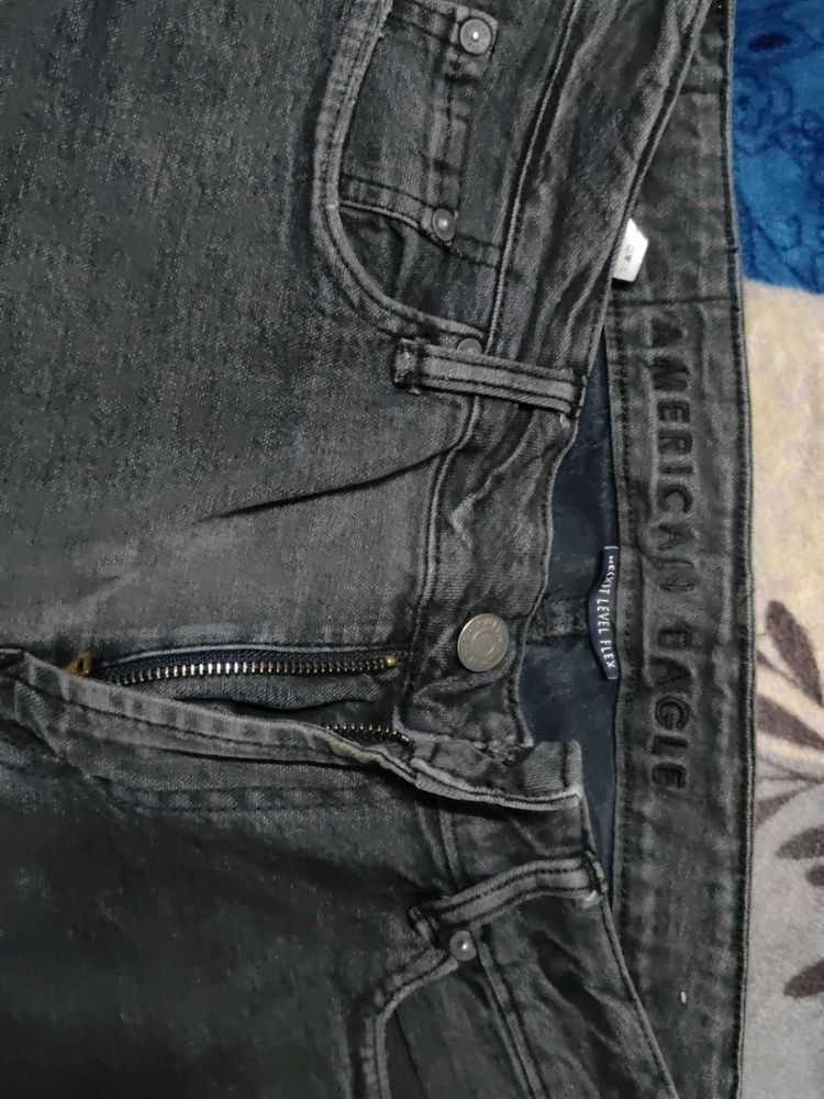 American Eagle Gray Denim Jeans