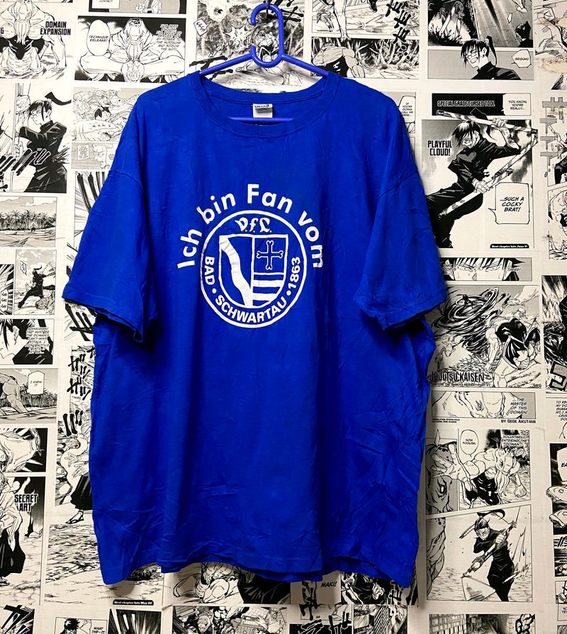 Blue Oversized TEE ( XL )