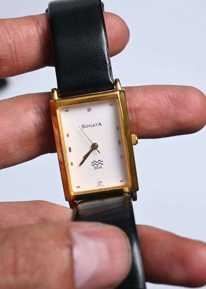 Vintage-inspired Sonata Tank Watch, Unisex