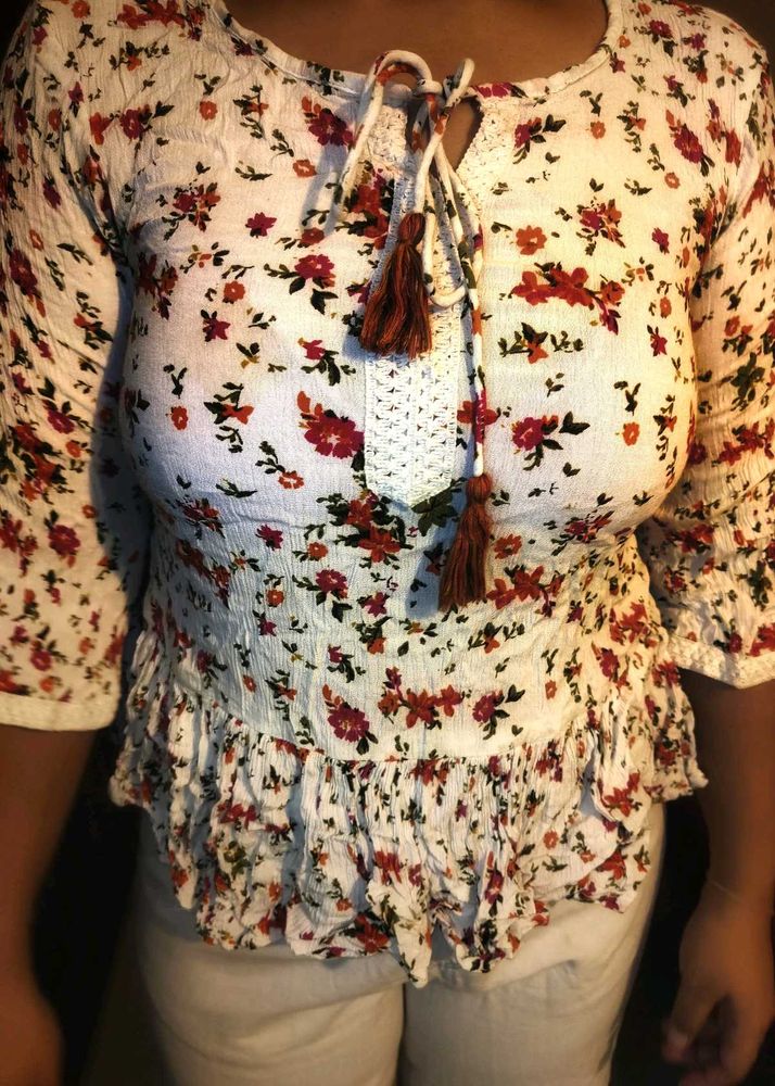 Floral Print Top