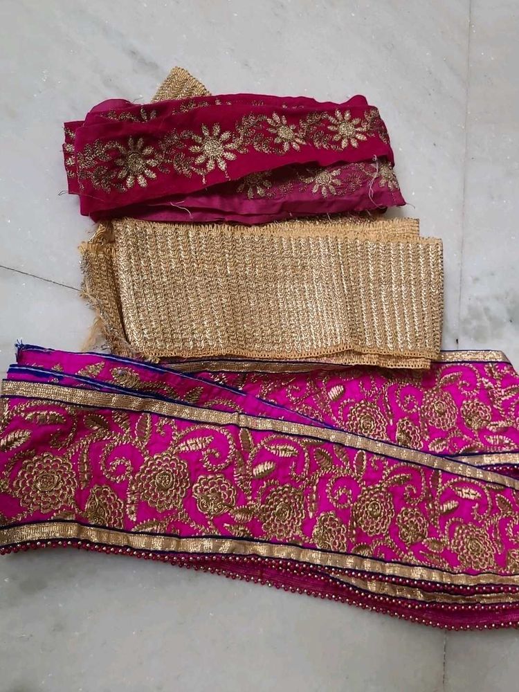 Embroidered 3 lace Set