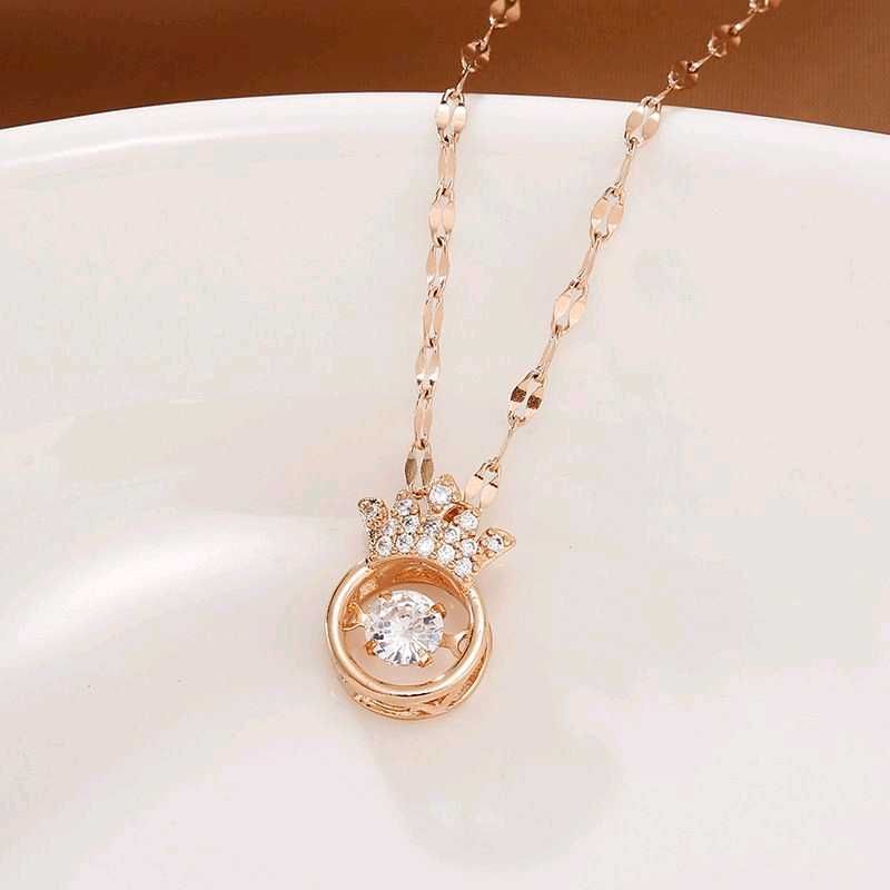 Crown Pendant Necklace