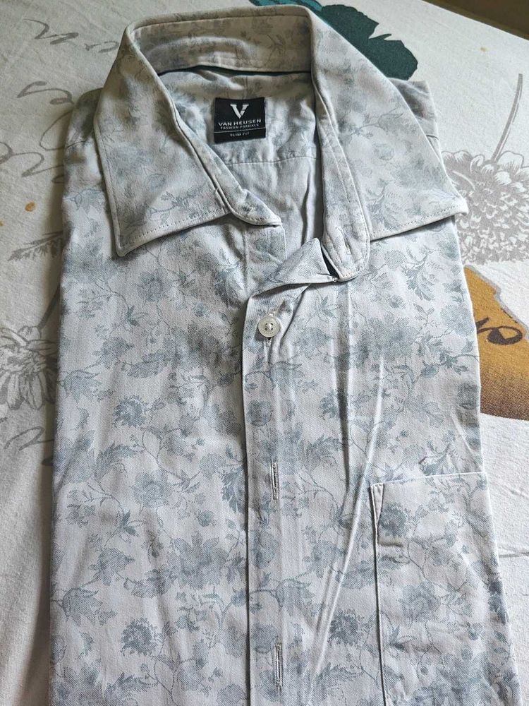 Van Heusen Floral Print Shirt Slim Fit