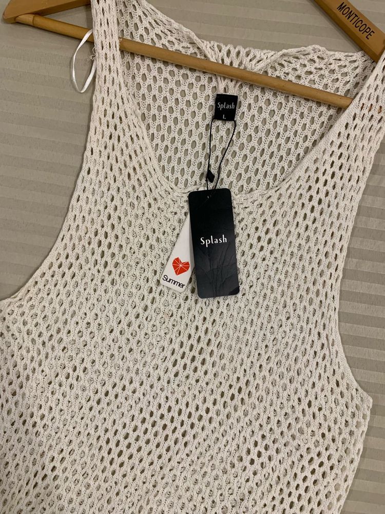 Mesh Knit Tank Top