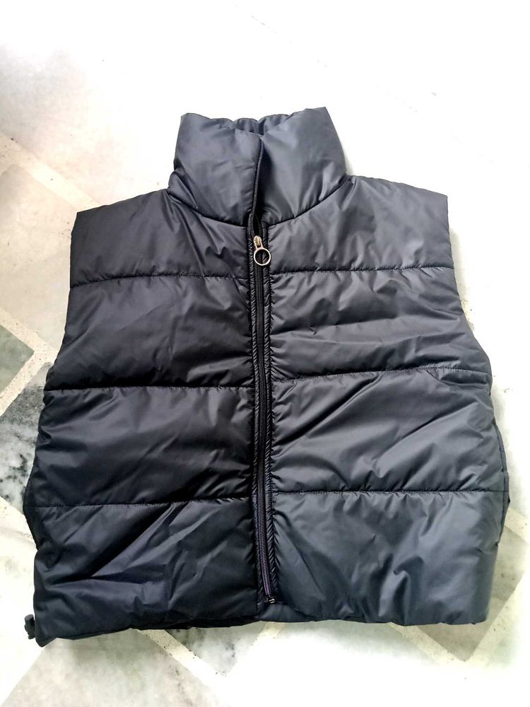 Black Puffer Vest