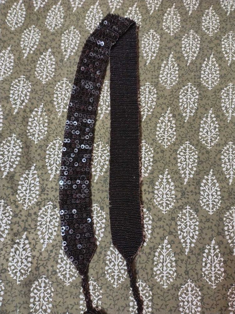 Sparkling Sequin &amp; Beaded Belt