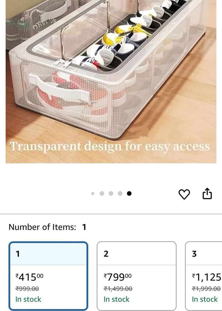 Today Offer- Shoes Organiser- 1 Piece  / Organise