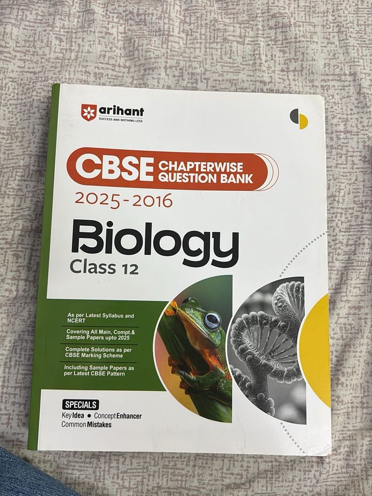 Arihant CBSE Biology Class 12 Question Bank