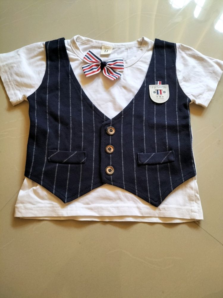 Tshirt With Attached  Coat