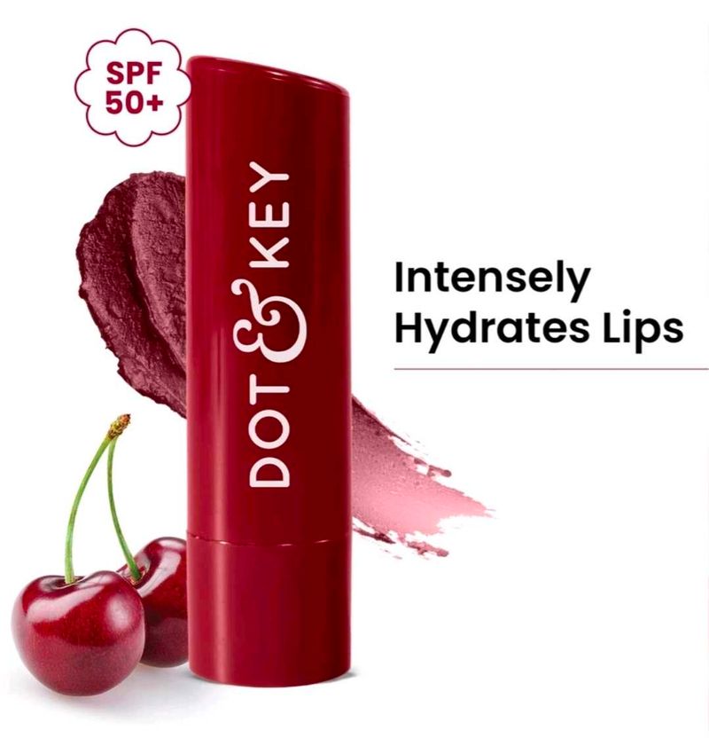 DOT &amp; KEY Lip Balm - cherry crimson with SPF 50+