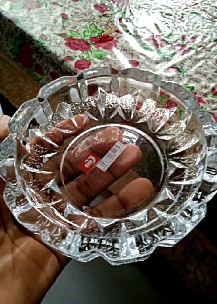"🔮 Crystal Quality Glass Ash Tray - Multipurpose &amp; Elegant. Perfect for Home, Office, and More. Made in India. 🇮🇳"