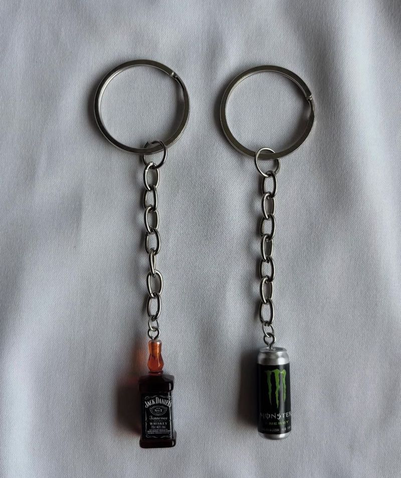 Jack Daniels &amp; Monster Energy Keychains
