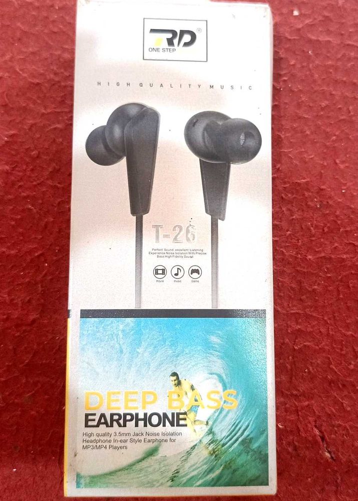 RD Deep Bass Earphone T-26