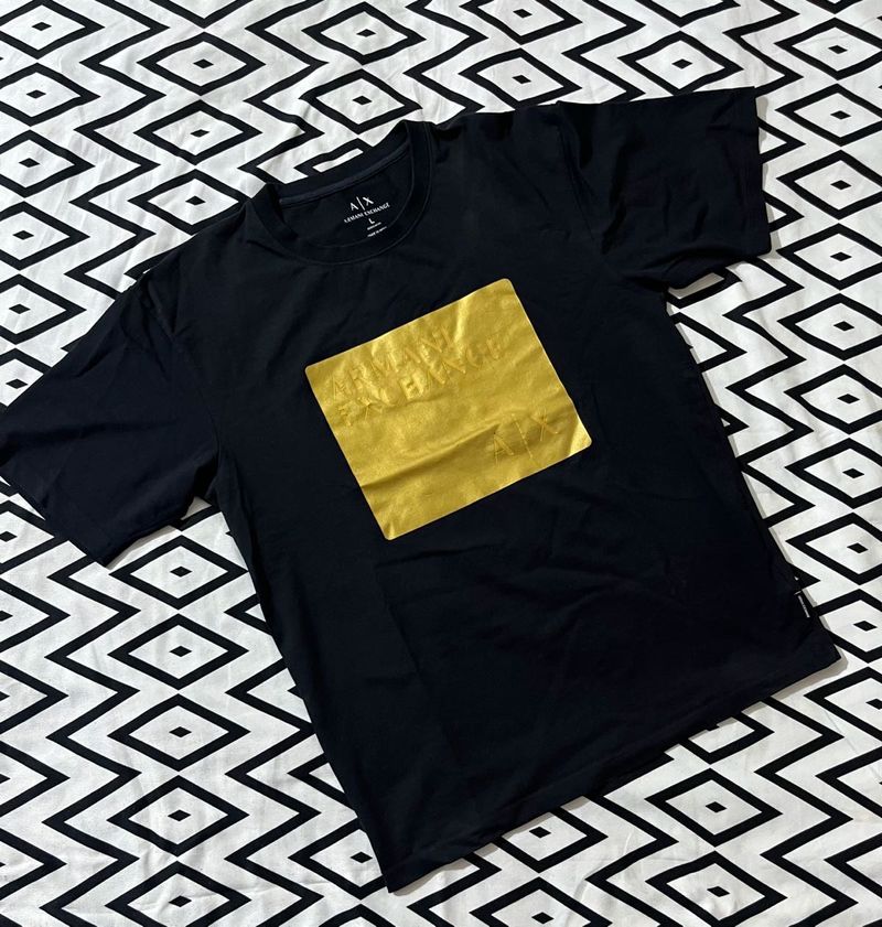 A|X Armani Exchange Black T-Shirt