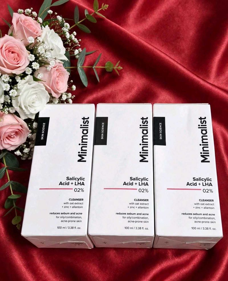 Pack of 3 Minimalist Anti-Acne Salicylic Acid 2% F