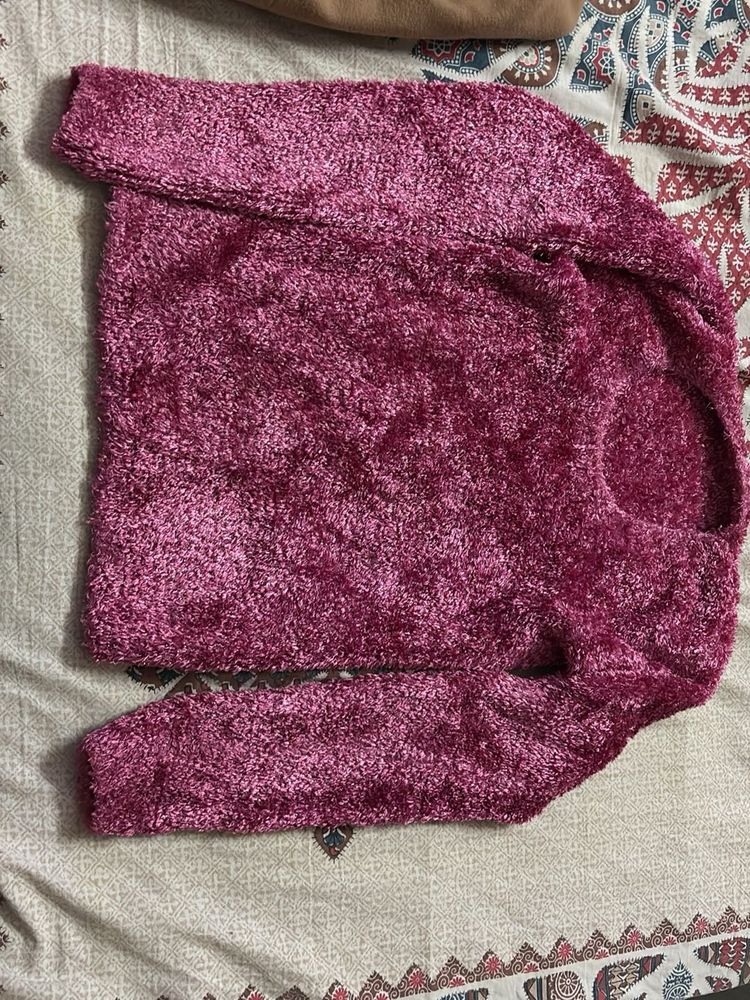 Plush Pink Sweater