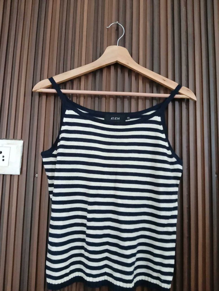 Striped Spaghetti Strap Top