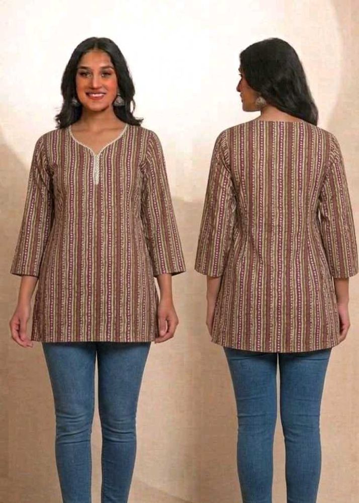 Striped Cotton Kurta