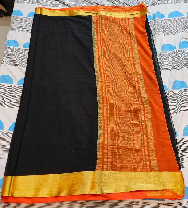 Black Stylish Saree