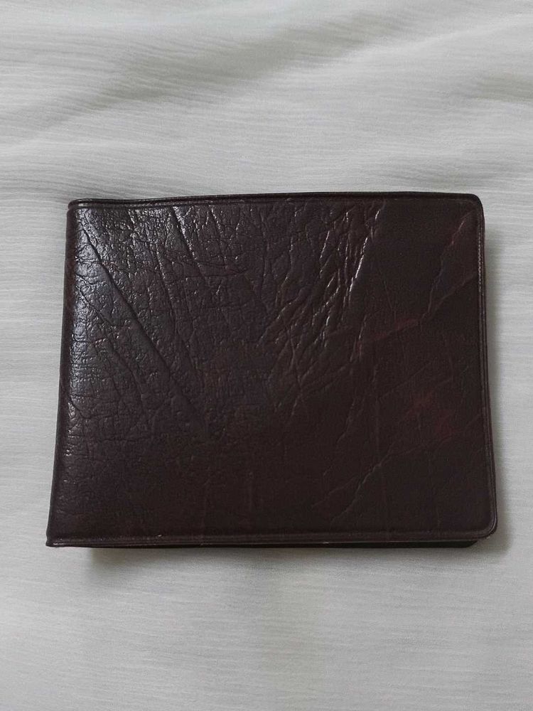 Classic Brown Faux Leather Wallet