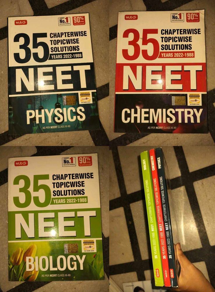 35 Years NEET Physics, Chemistry &amp; Biology