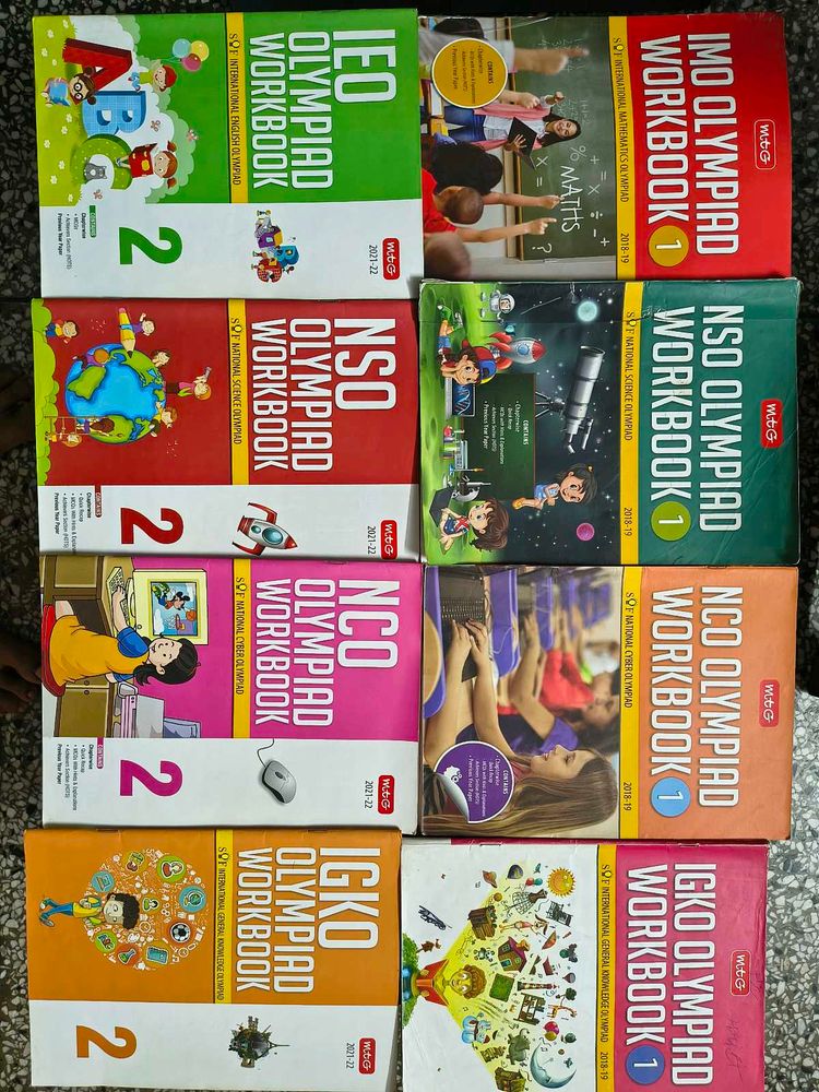 Olympiad Workbook Set for Class 1&amp;2
