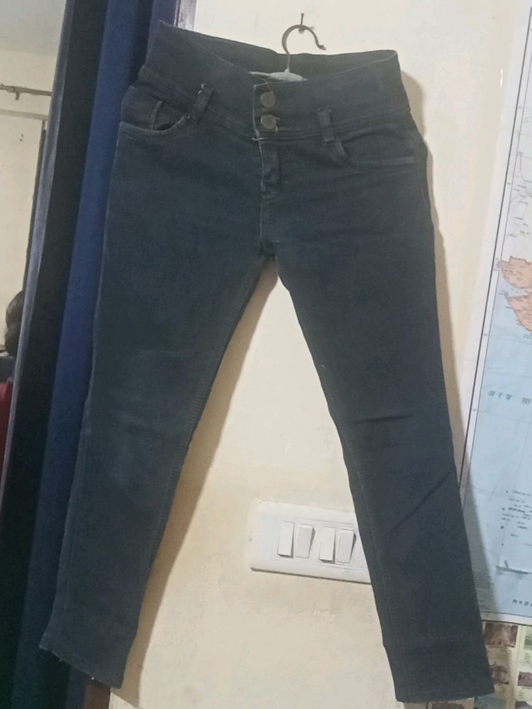 Black Skin Fit Jeans