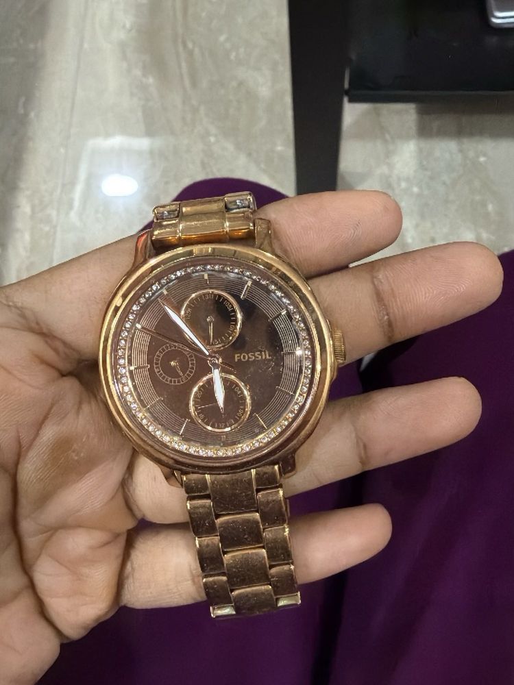 Fossil Rose Gold Watch