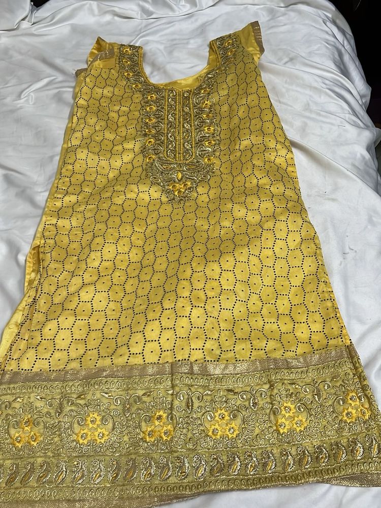 Golden Palazzo Pants