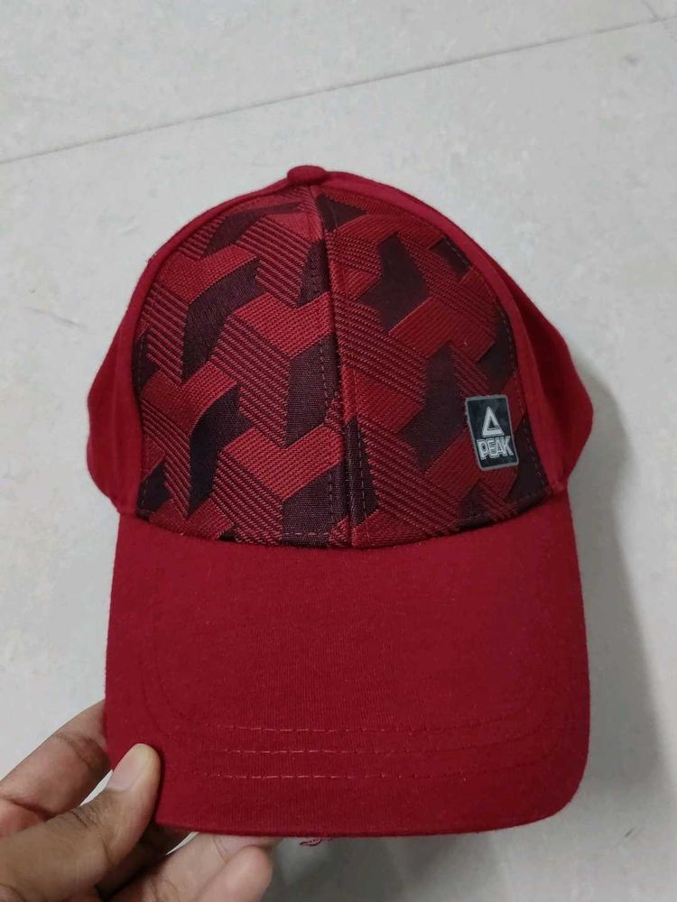 Stylish Red Baseball Cap