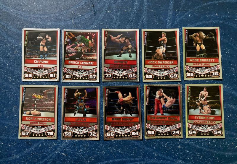 WWE Slam Attax Rebellion 2012 Card Lot