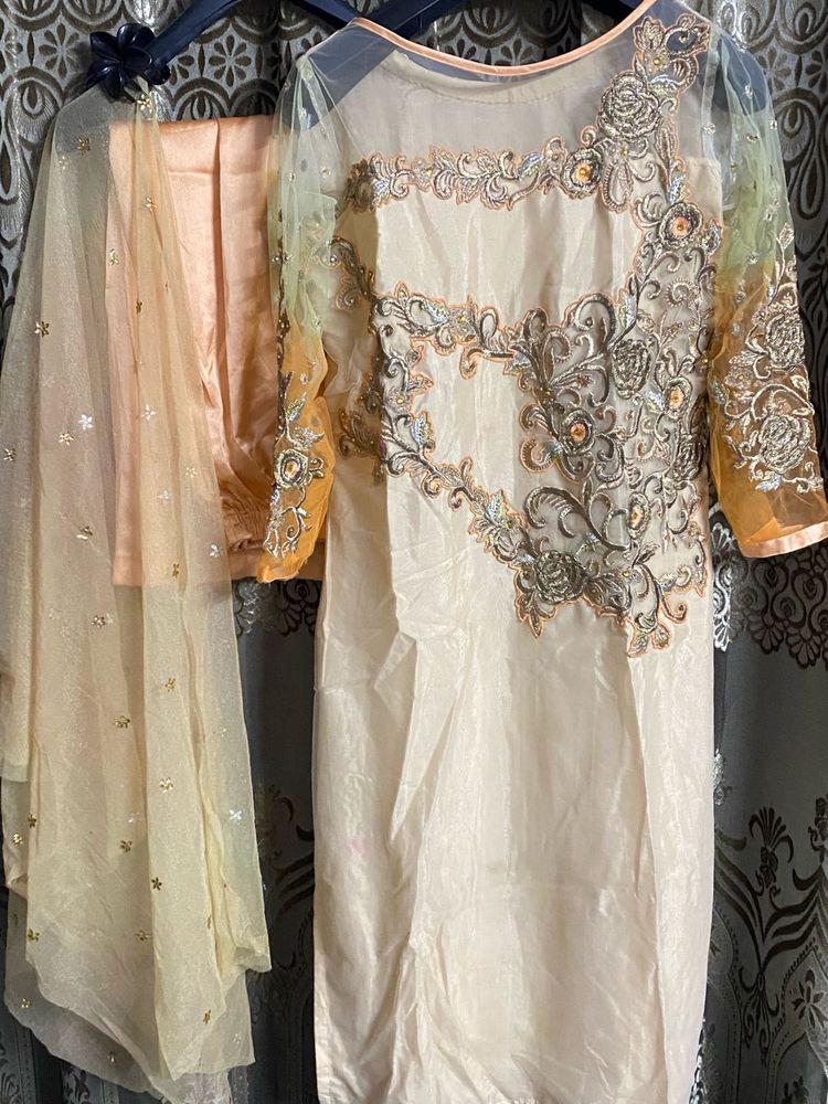 Elegant Embroidered Kurta Set