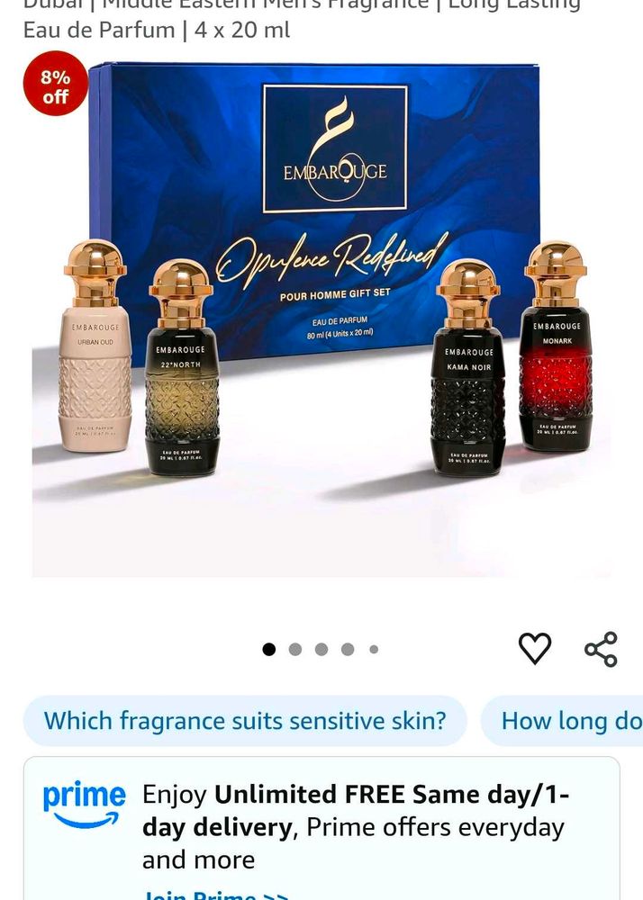 Embarouge Men's Fragrance Gift Set