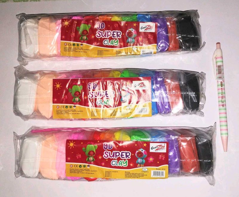 36 Pieces of 9D Super Clay