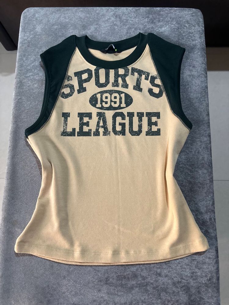 Vintage Sports League Graphic Tank Top
