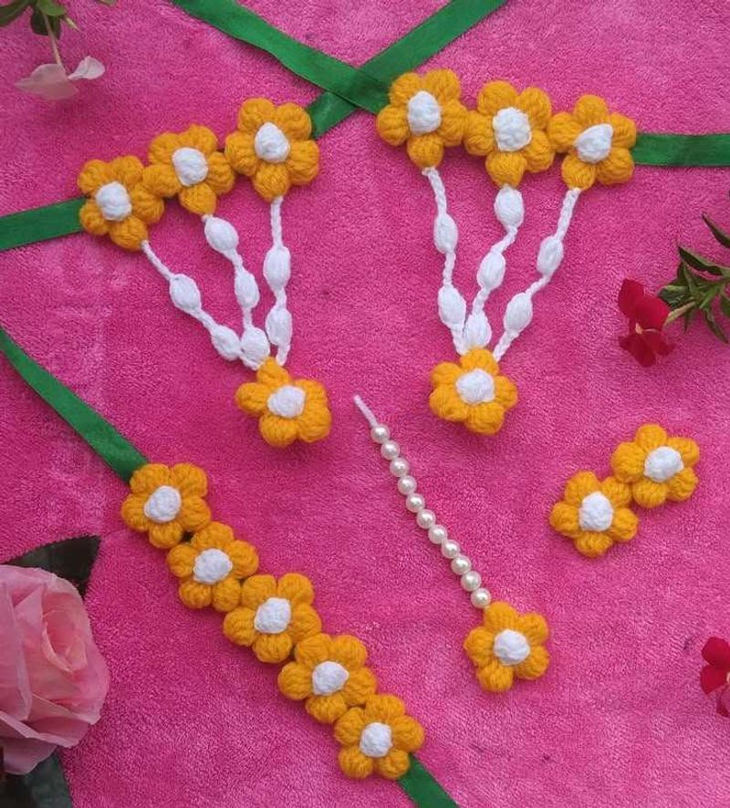 Handmade Floral Jewellery Set