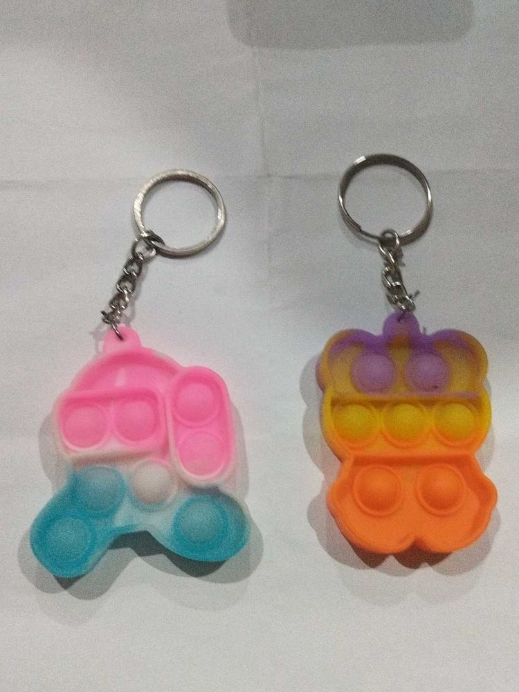 Pop It Keychain - Set of 2