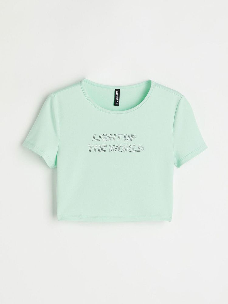 H&amp;M Cropped T-Shirt