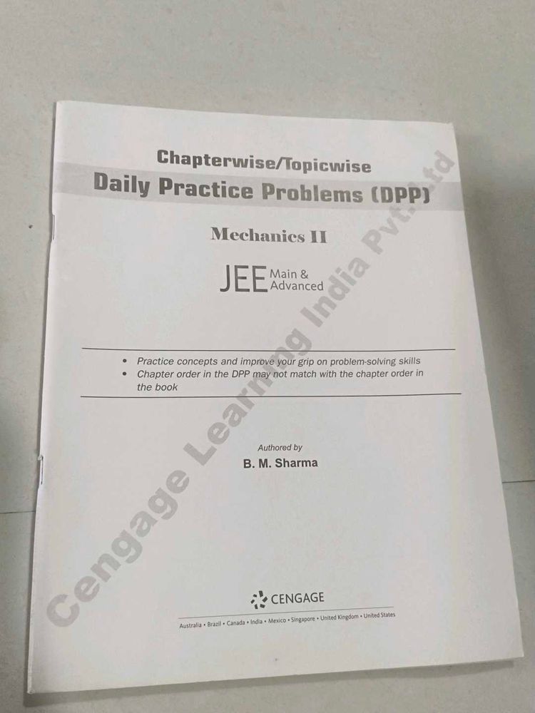 Daily Practice Problems Mechanics II for JEE