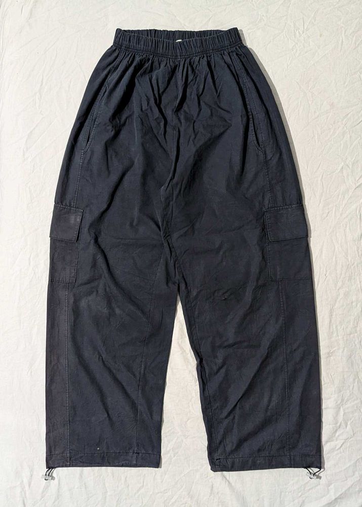 Dark Wash Cargo Pants