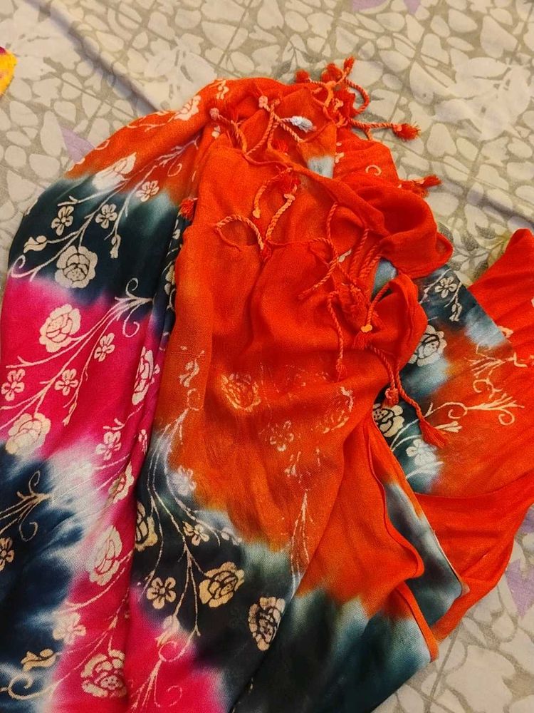 Vibrant Tie-Dye Dupatta