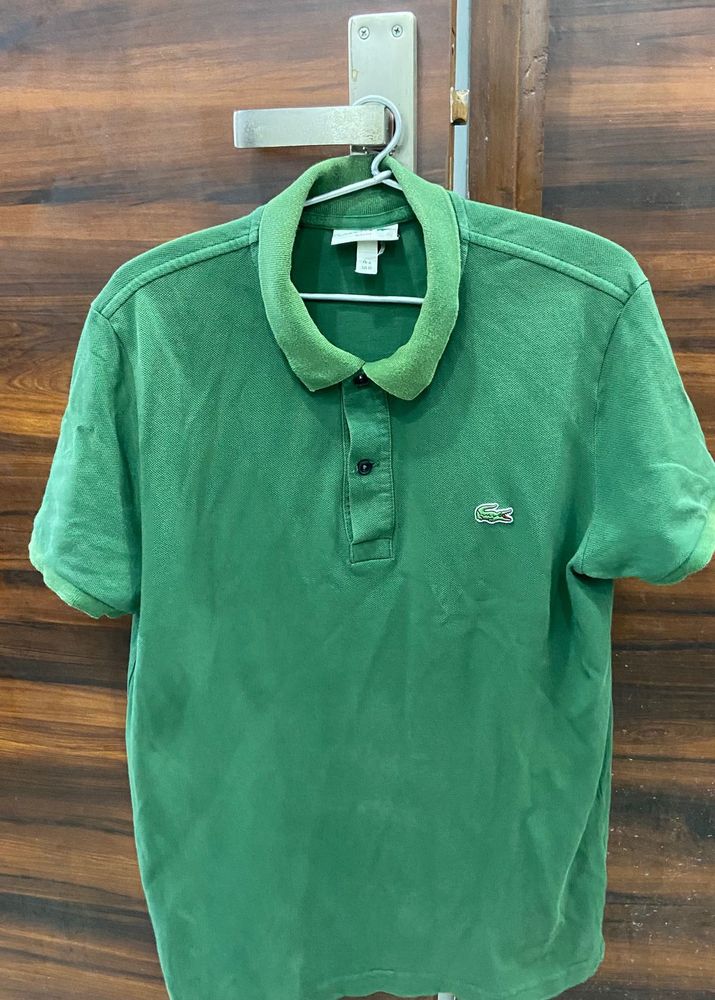 Green Lacoste Polo T-Shirt Rare &amp; Orignal