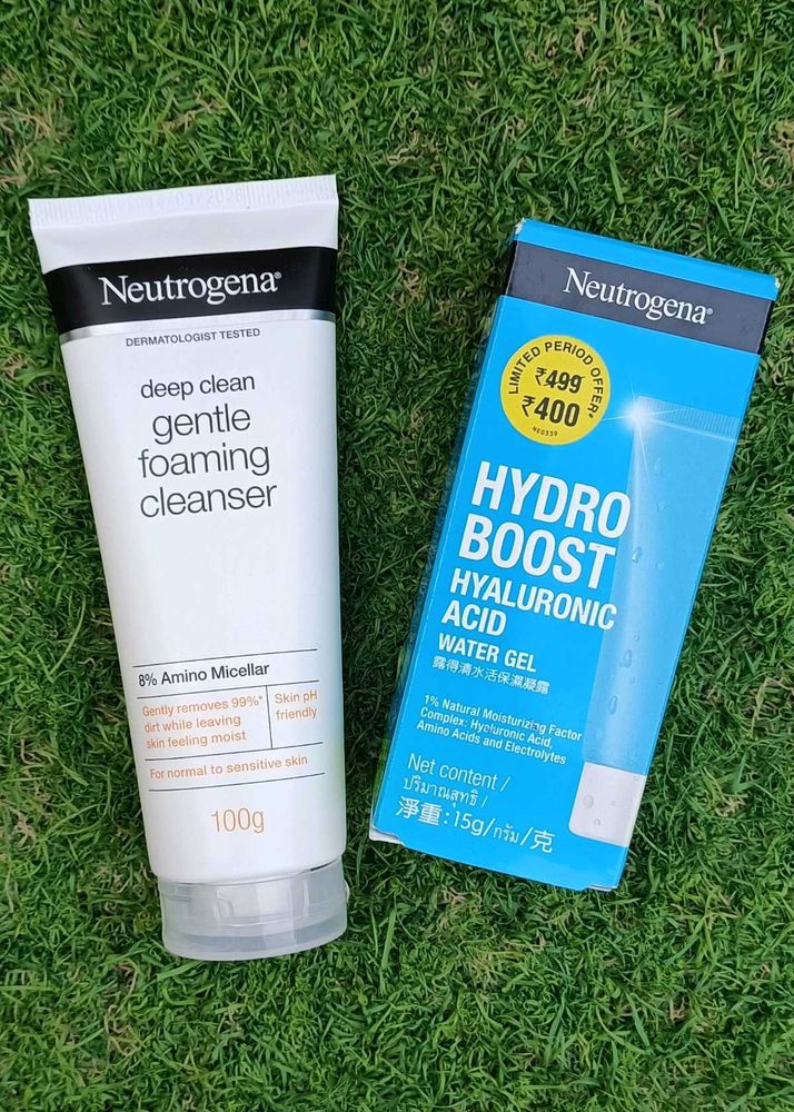 Combo Of Neutrogena Cleanser &amp; Gel