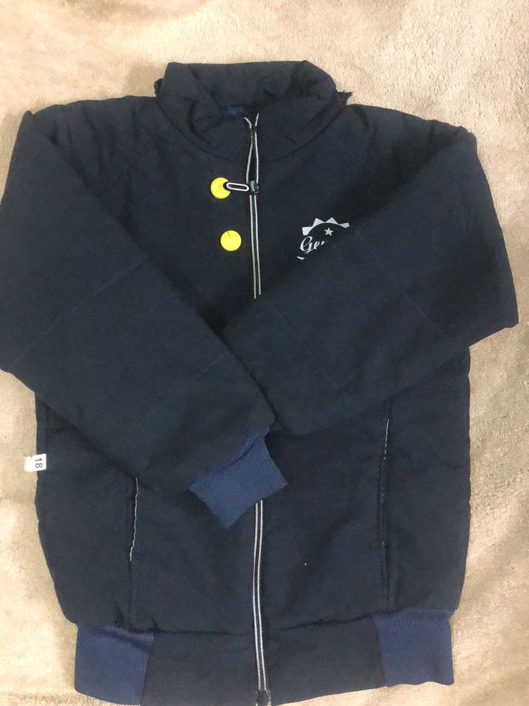 Navy Puffer Jacket