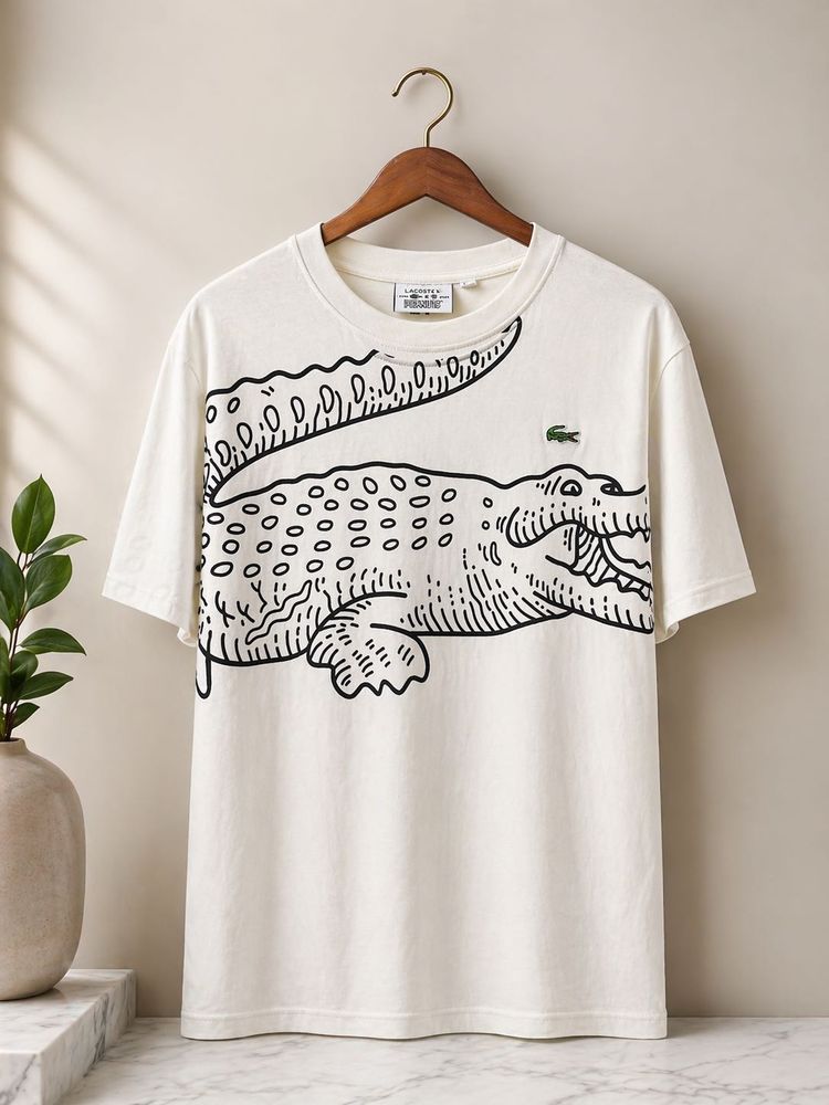 Lacoste Crocodile Print T-Shirt
