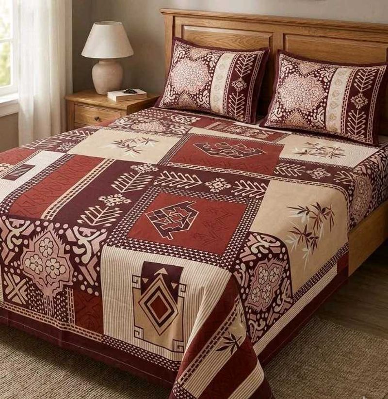 Bohemian Patchwork Bedsheet Set