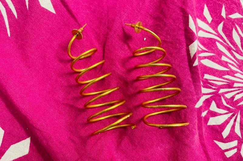 Spiral Drop Earrings
