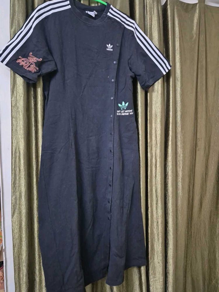 Adidas Black T-Shirt Dress
