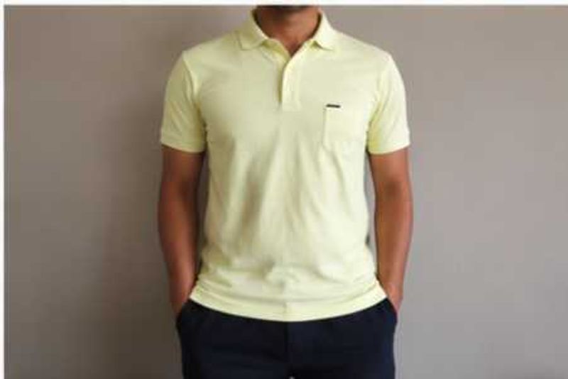 Men's Yellow Polo T-Shirt